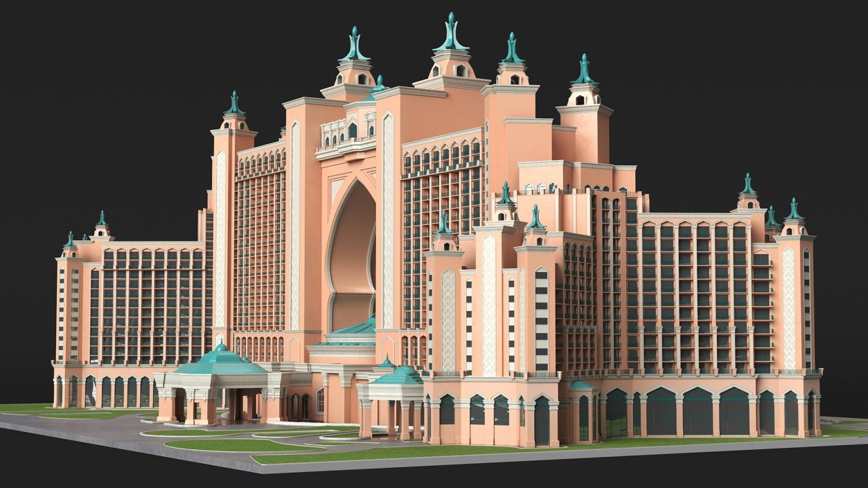 Atlantis Palm Dubai Luxury Hotel 3D