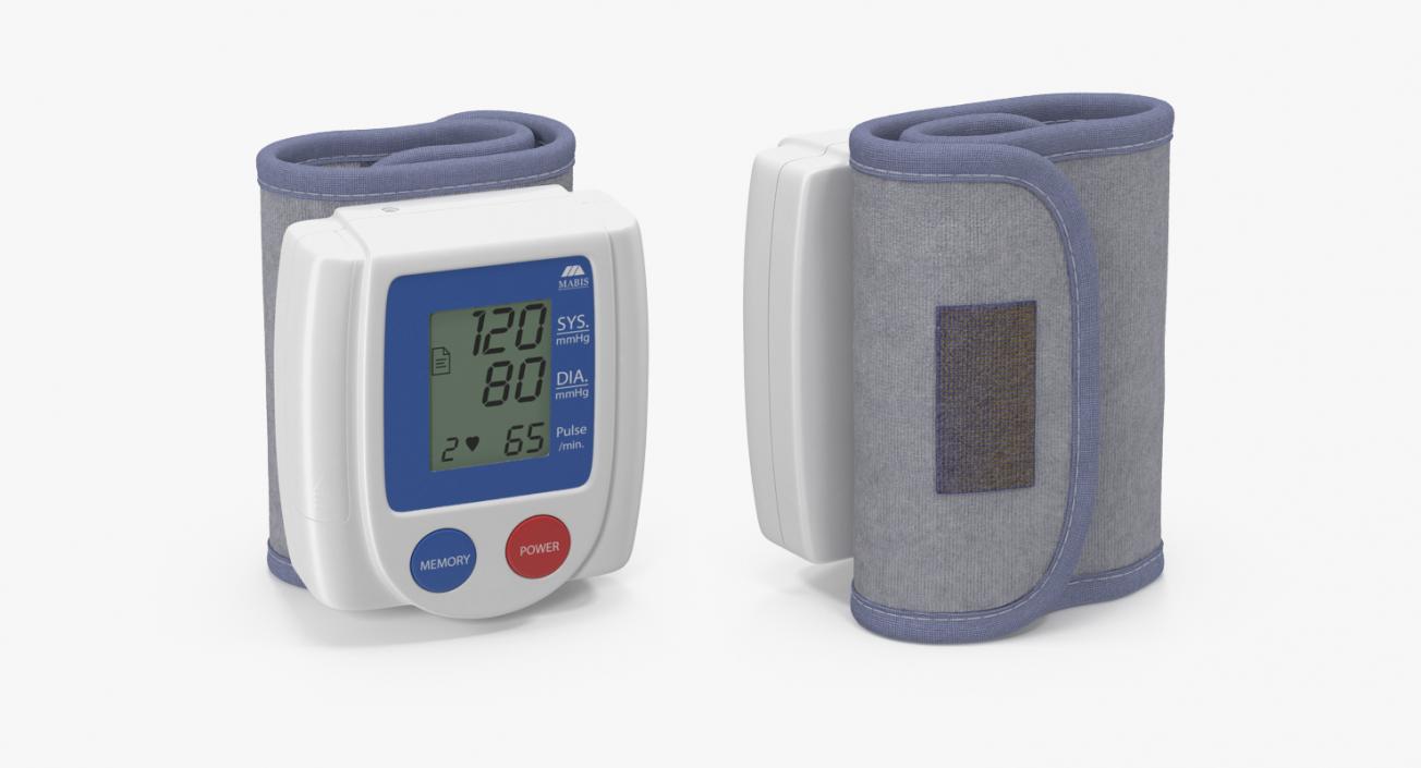 3D Wrist Blood Pressure Monitor model