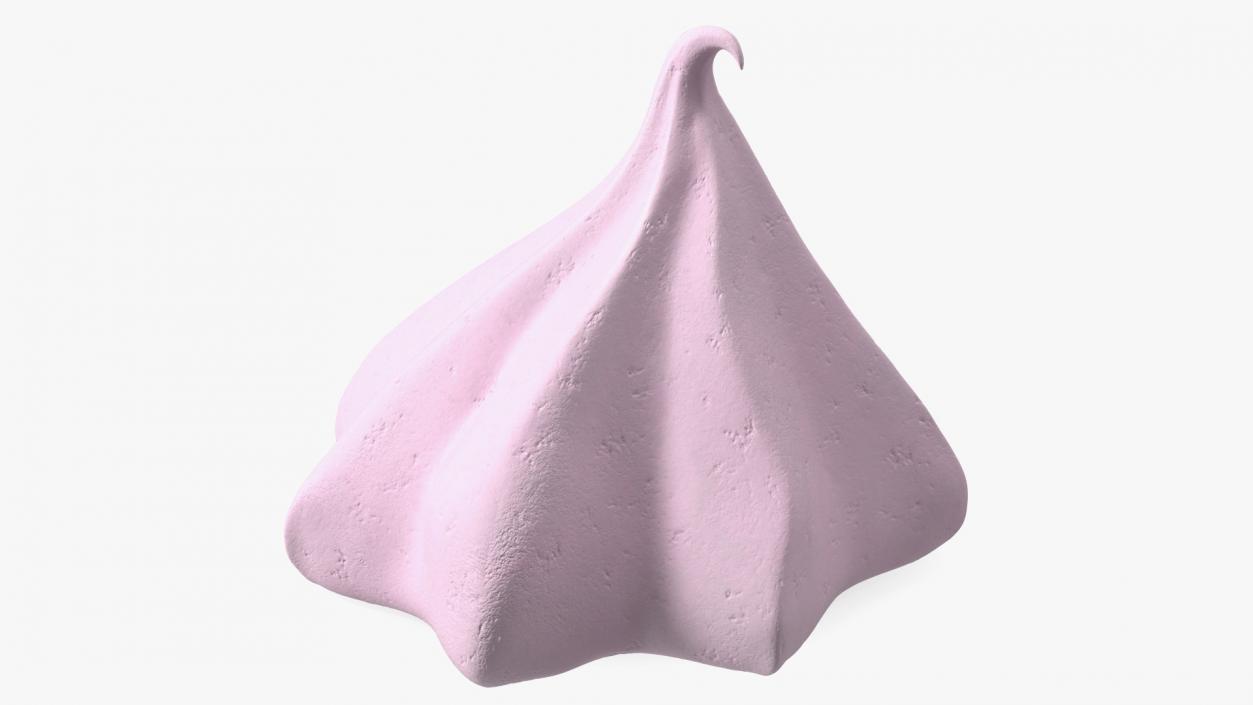 Small Cone Meringue Pink 3D model