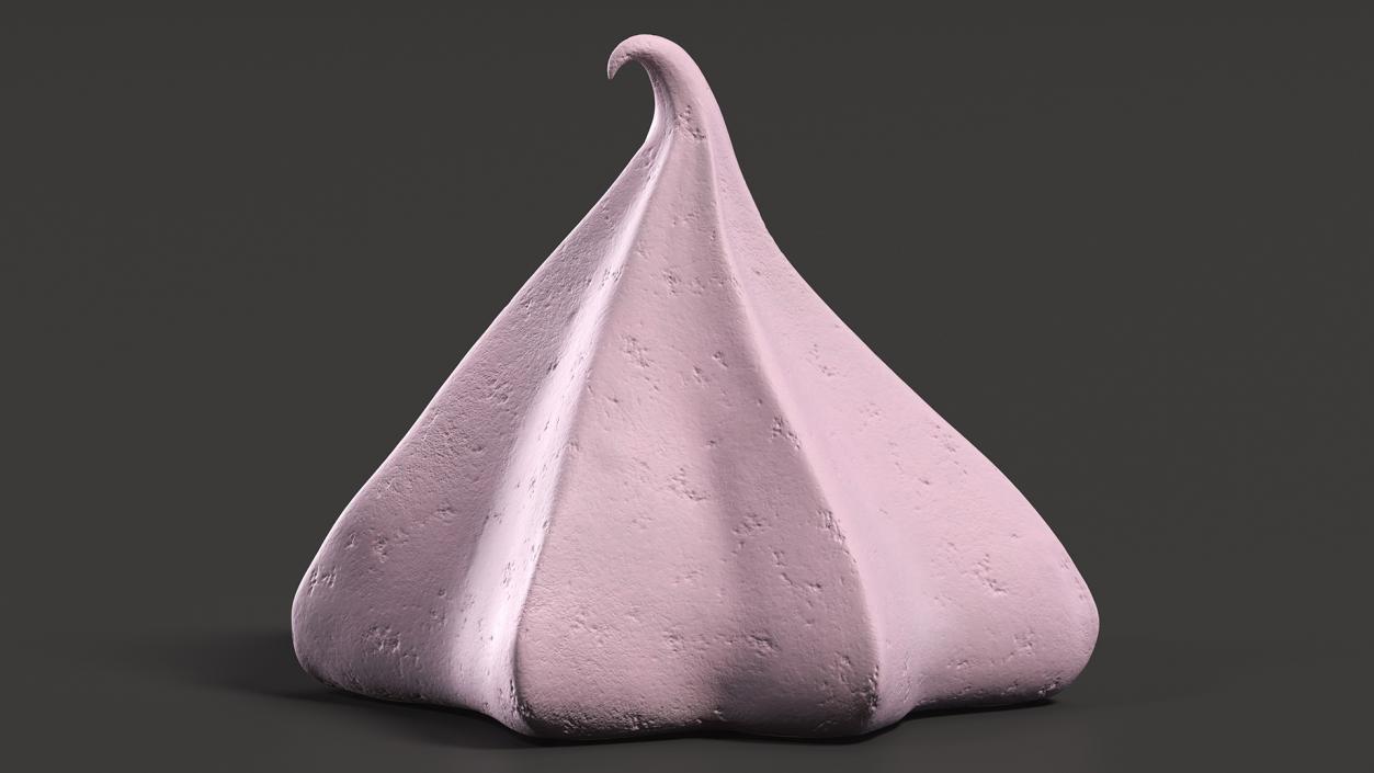 Small Cone Meringue Pink 3D model