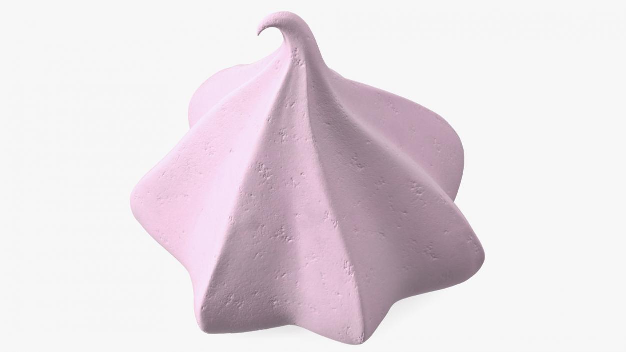 Small Cone Meringue Pink 3D model