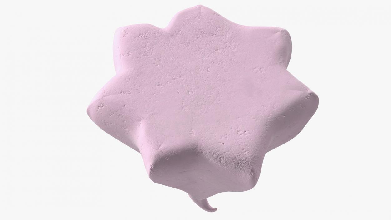 Small Cone Meringue Pink 3D model