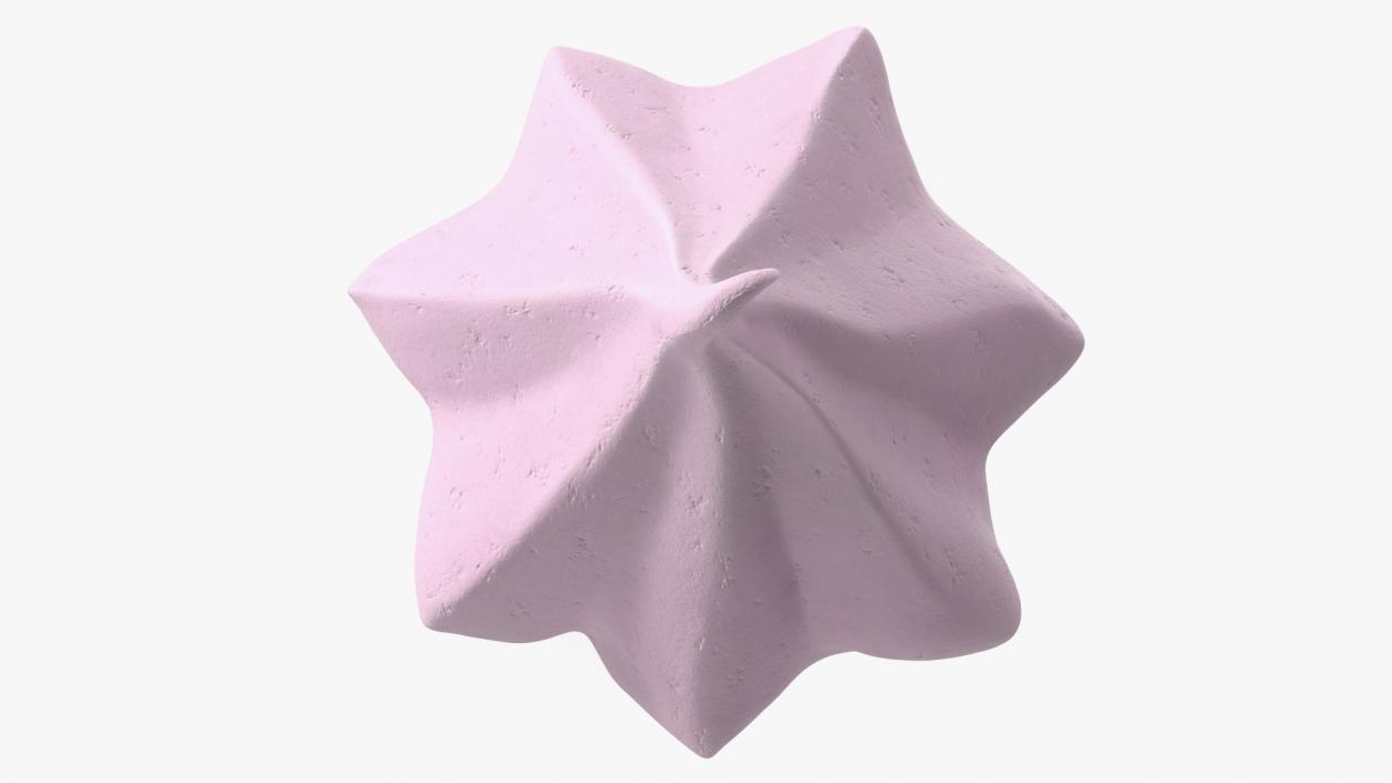 Small Cone Meringue Pink 3D model