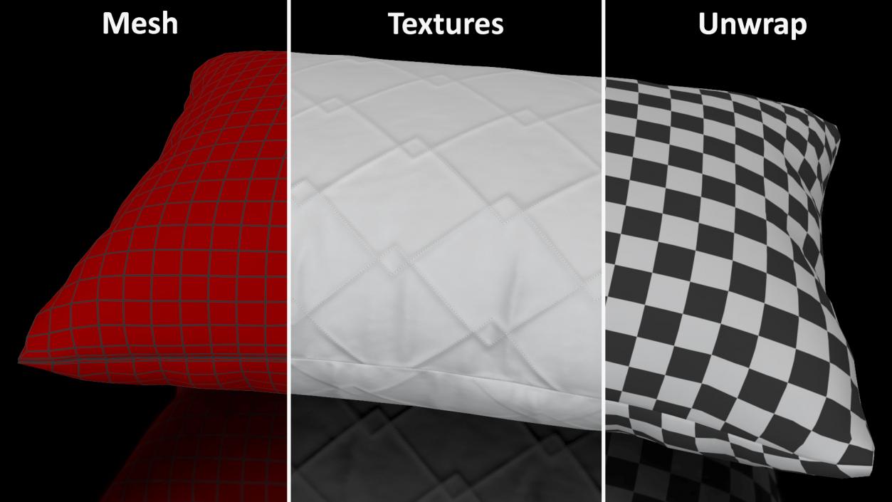 Sleeping Pillows Collection 4 3D model