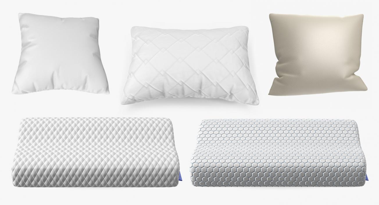 Sleeping Pillows Collection 4 3D model