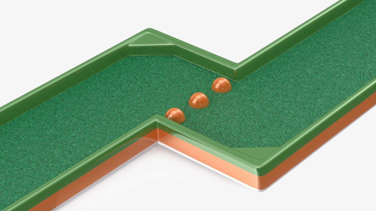 Minigolf 35 Portable Course Hole 3 3D model