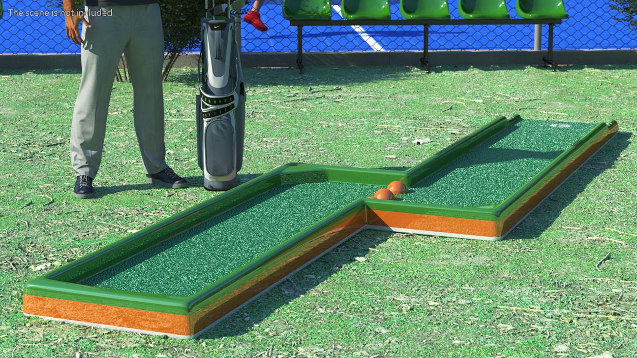 Minigolf 35 Portable Course Hole 3 3D model