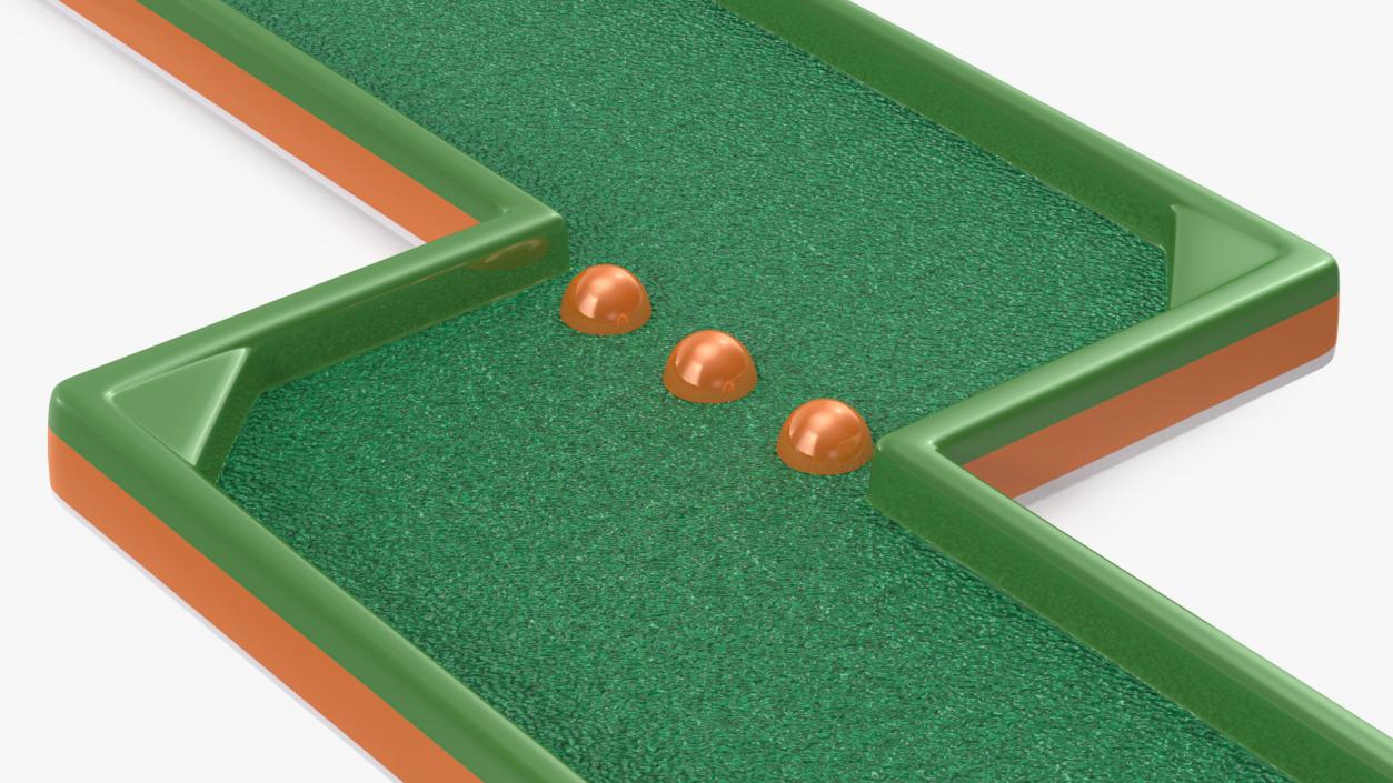 Minigolf 35 Portable Course Hole 3 3D model