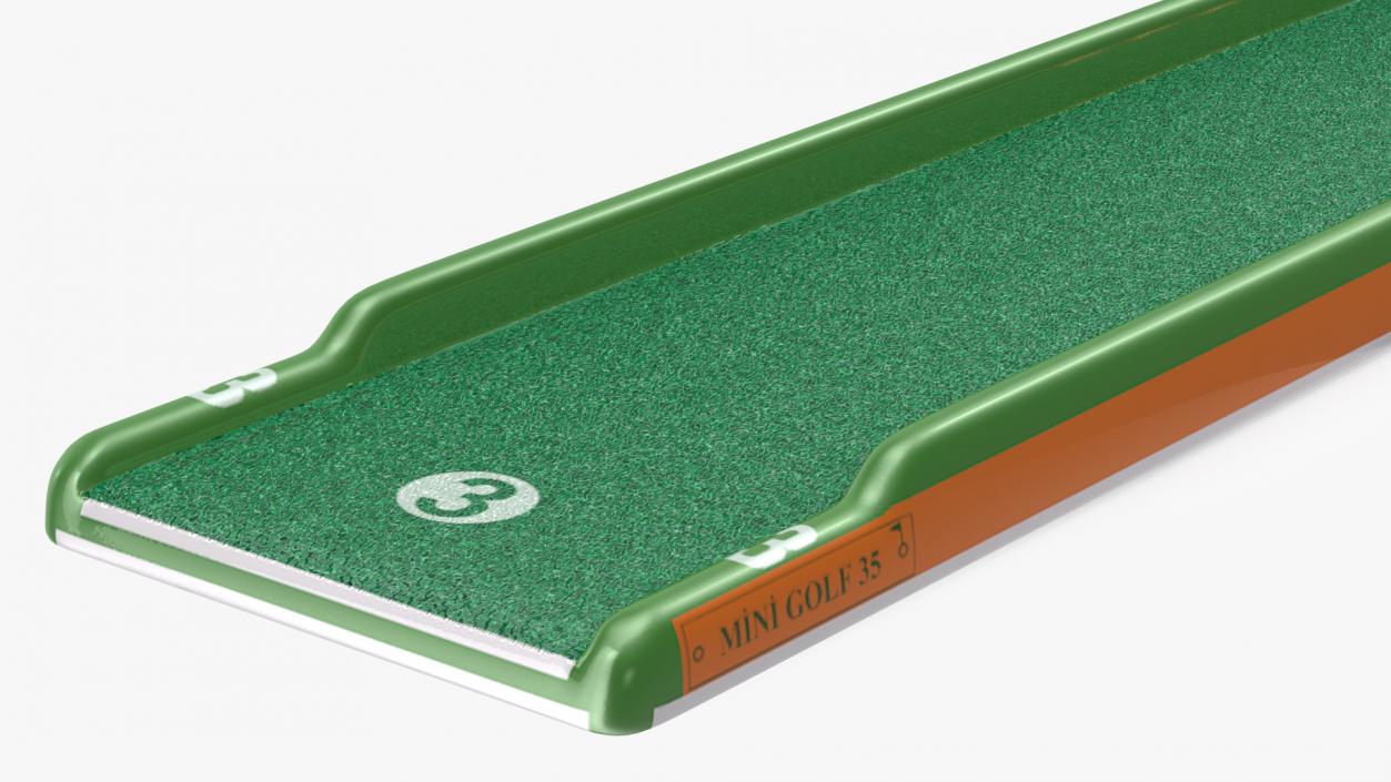 Minigolf 35 Portable Course Hole 3 3D model