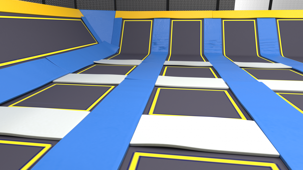 3D model Trampoline Room