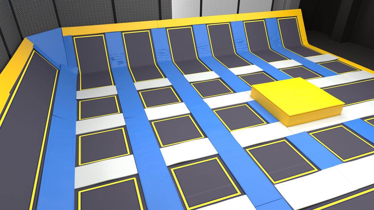 3D model Trampoline Room