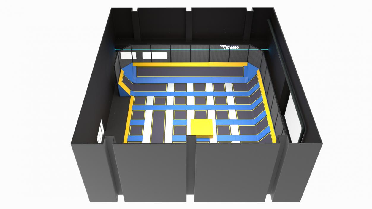 3D model Trampoline Room