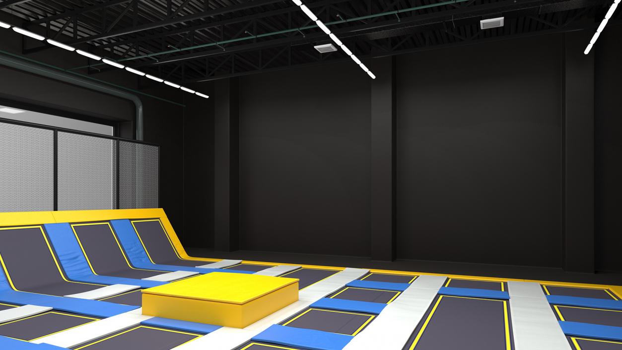 3D model Trampoline Room