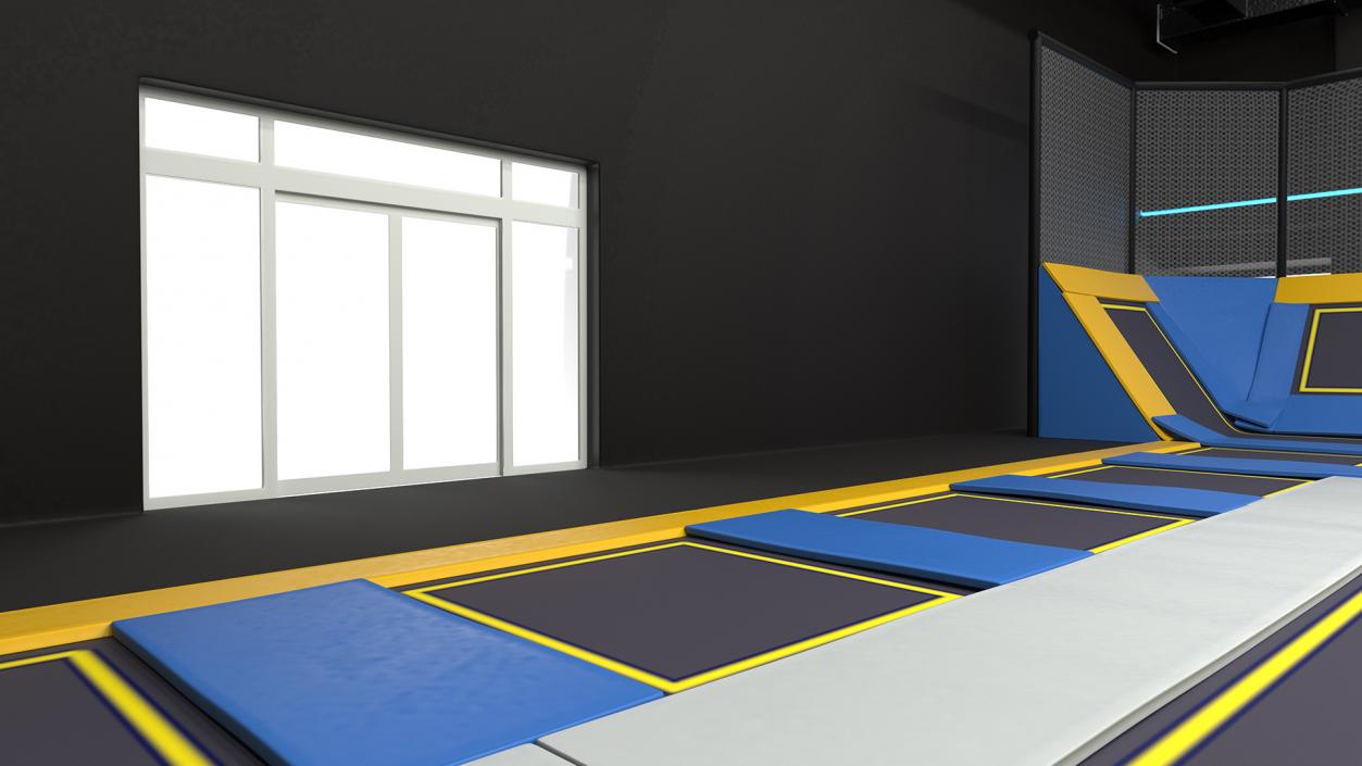 3D model Trampoline Room