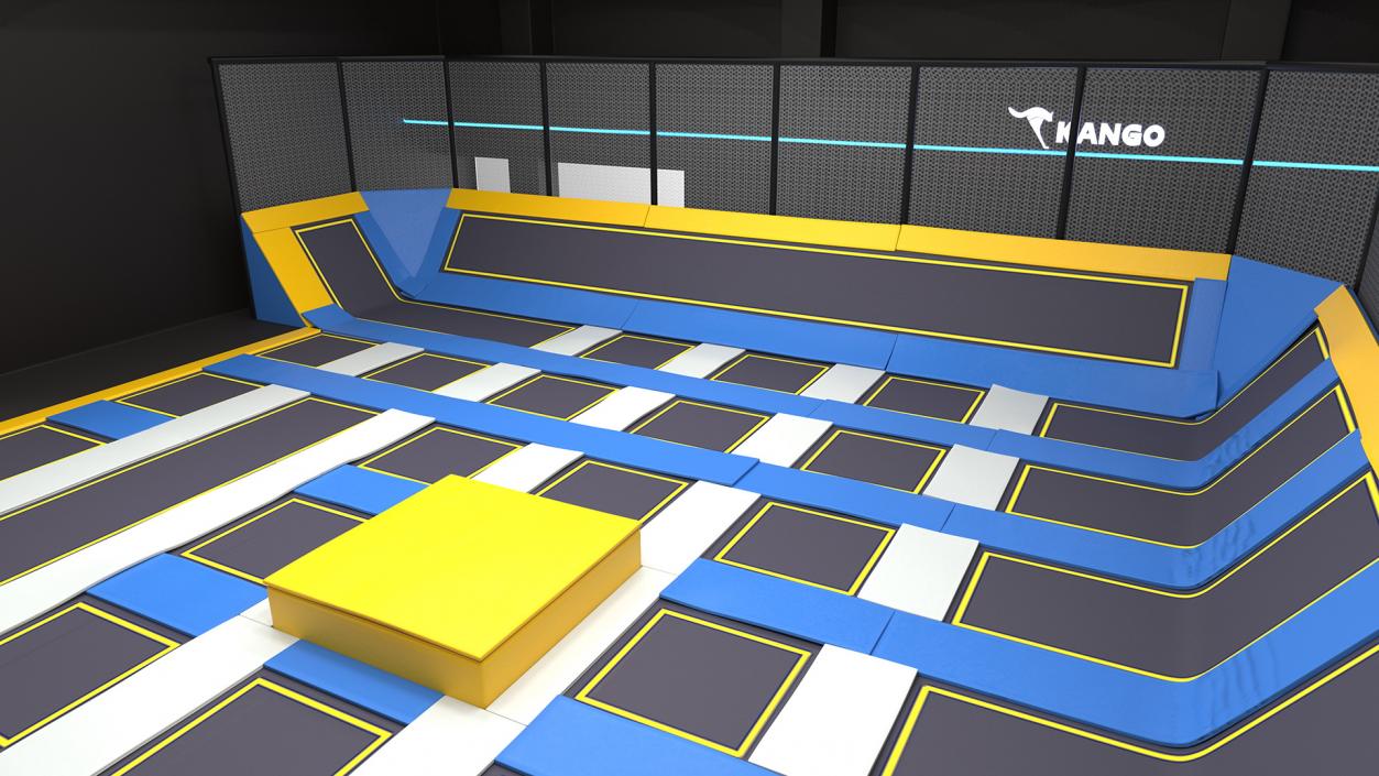 3D model Trampoline Room