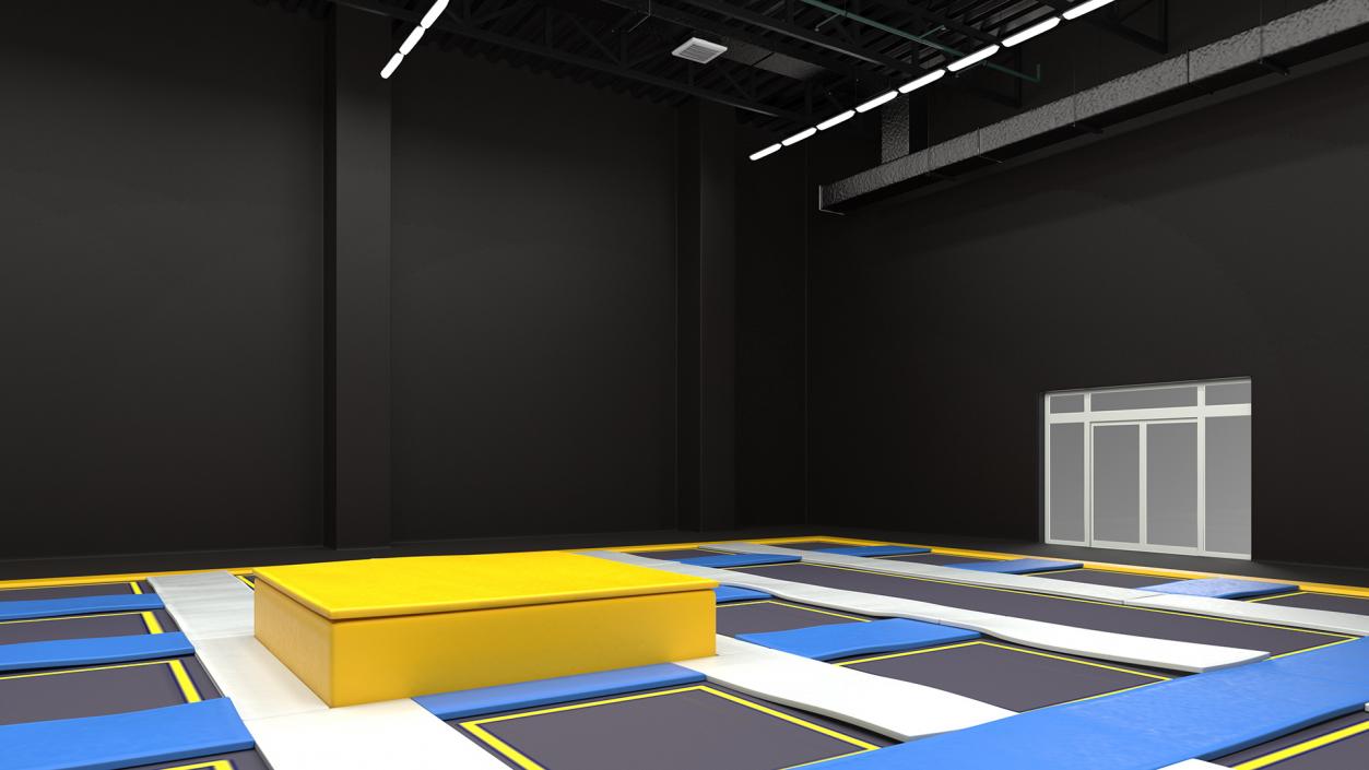 3D model Trampoline Room