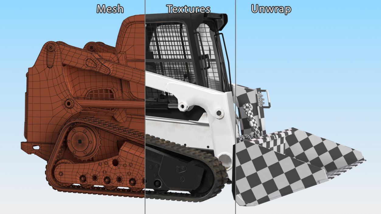 Skid Steer or Compact Track Loader 3D model