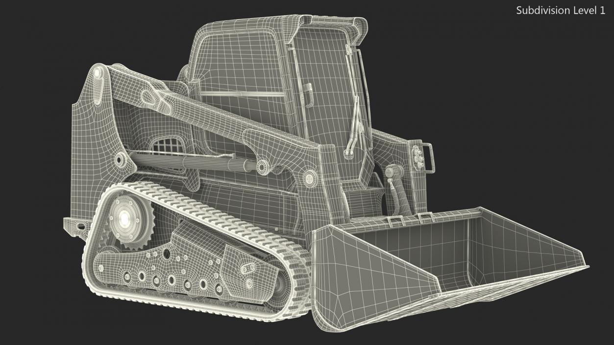 Skid Steer or Compact Track Loader 3D model