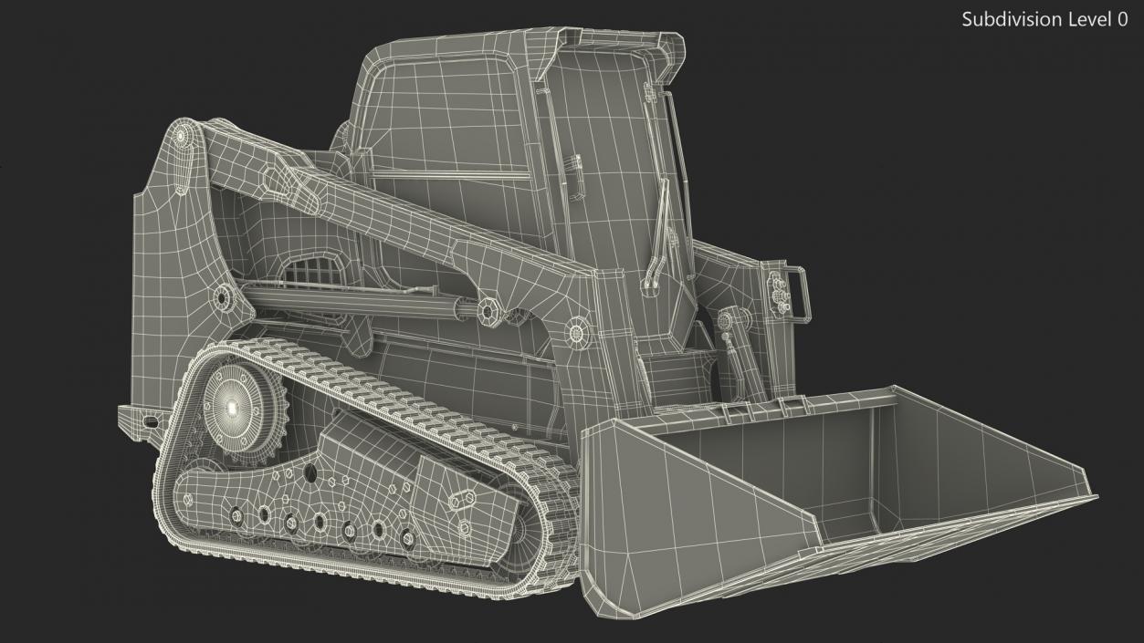 Skid Steer or Compact Track Loader 3D model