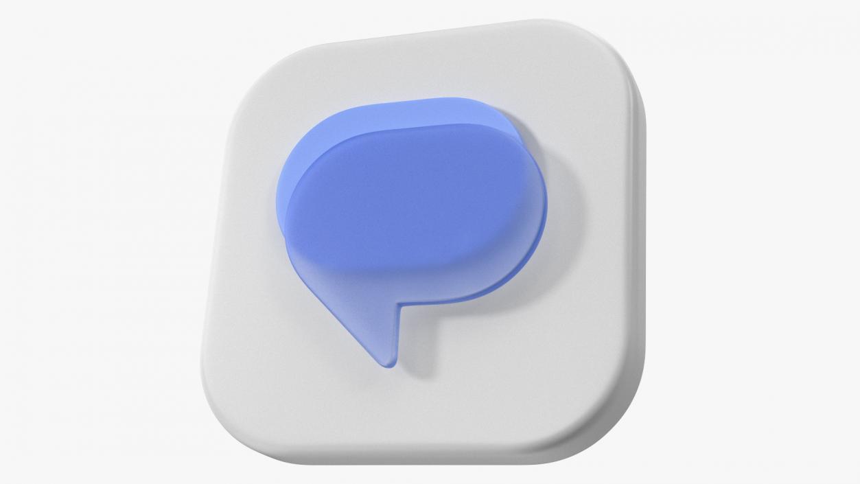 3D model Google Messages Icon