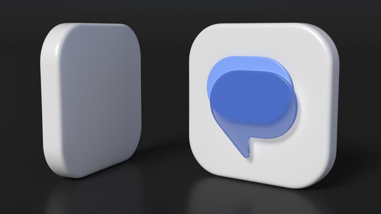 3D model Google Messages Icon