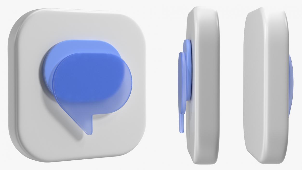 3D model Google Messages Icon