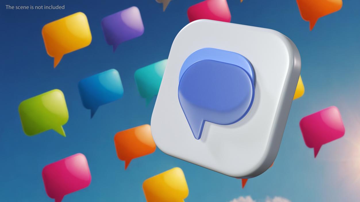 3D model Google Messages Icon