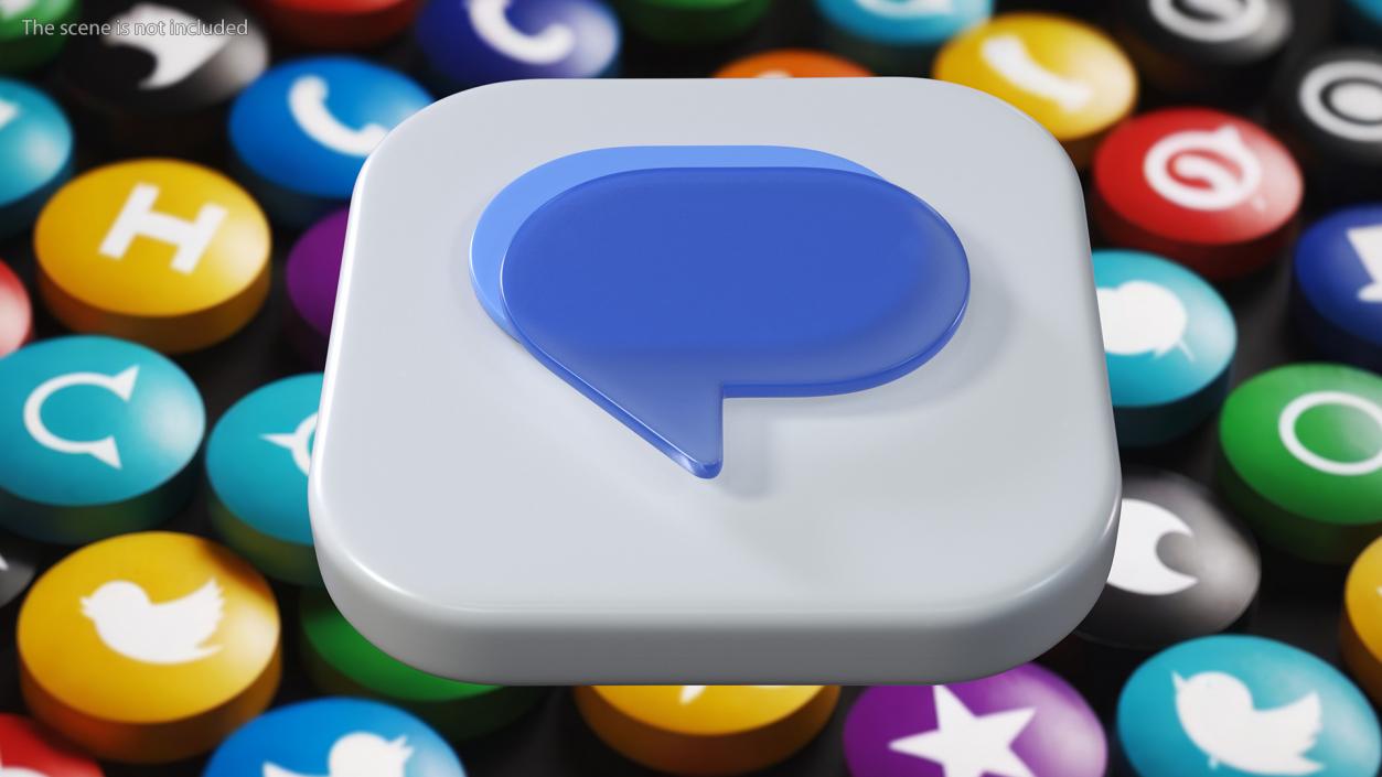 3D model Google Messages Icon