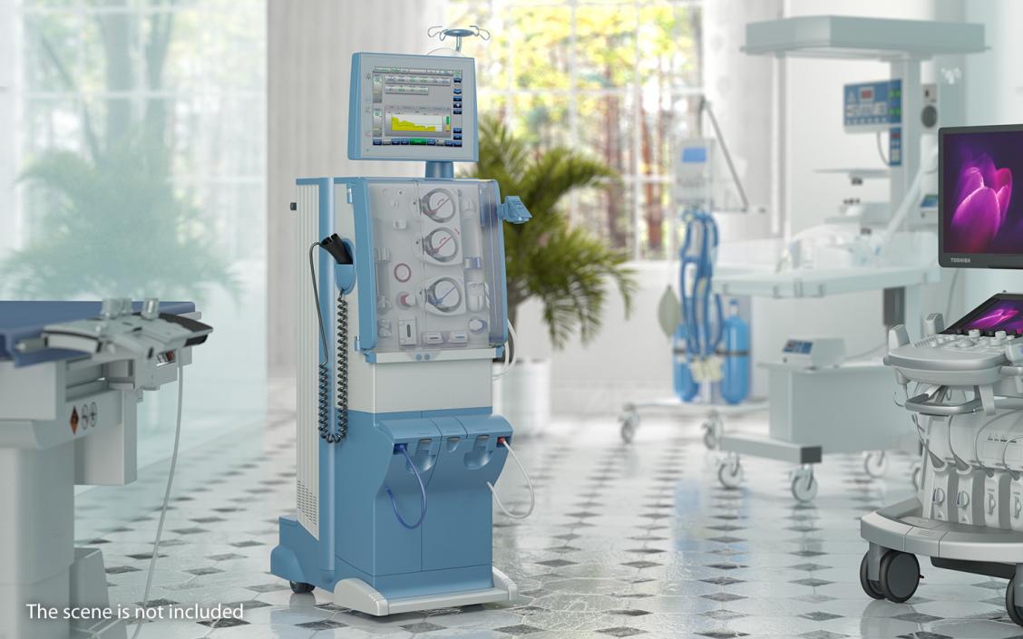 Dialysis Machine Generic 3D model