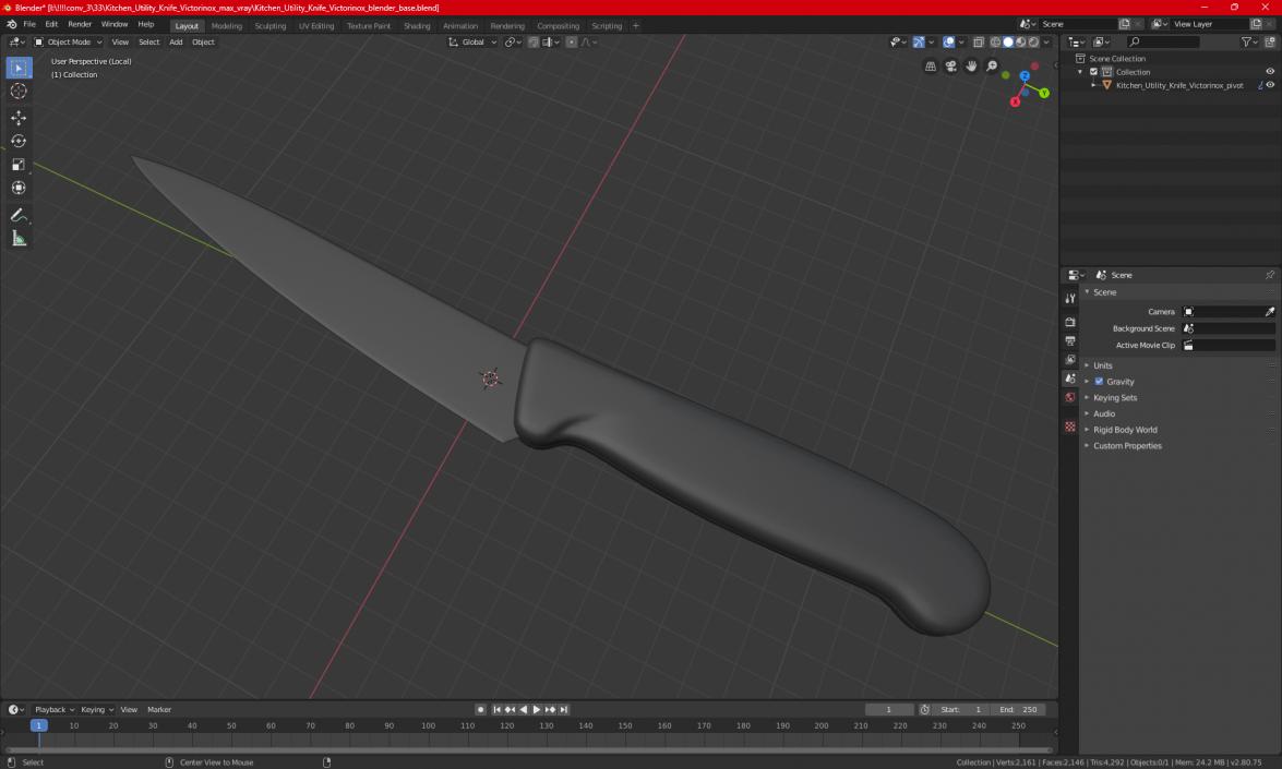 Kitchen Utility Knife Victorinox 3D