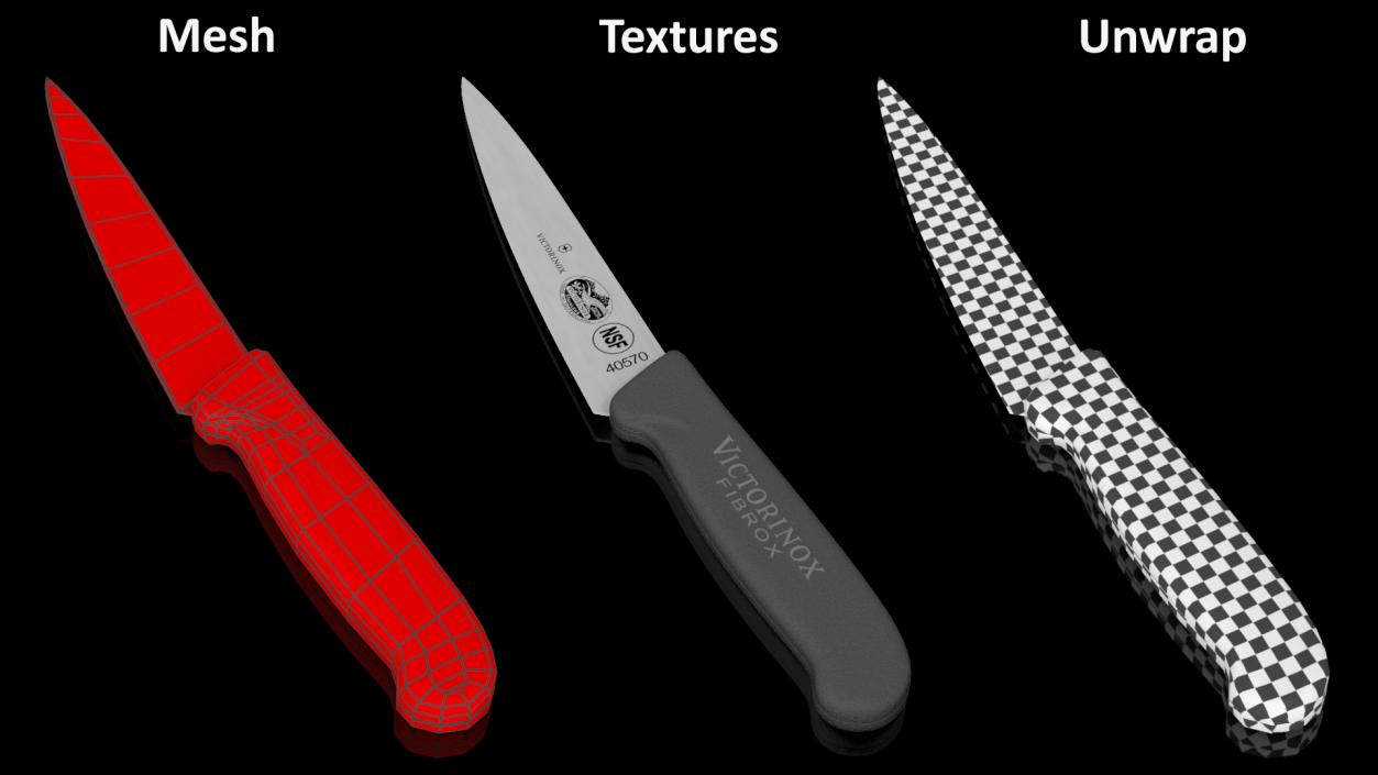 Kitchen Utility Knife Victorinox 3D