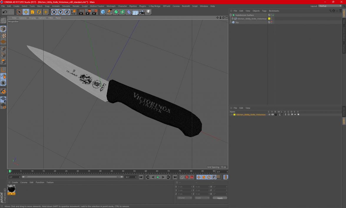 Kitchen Utility Knife Victorinox 3D