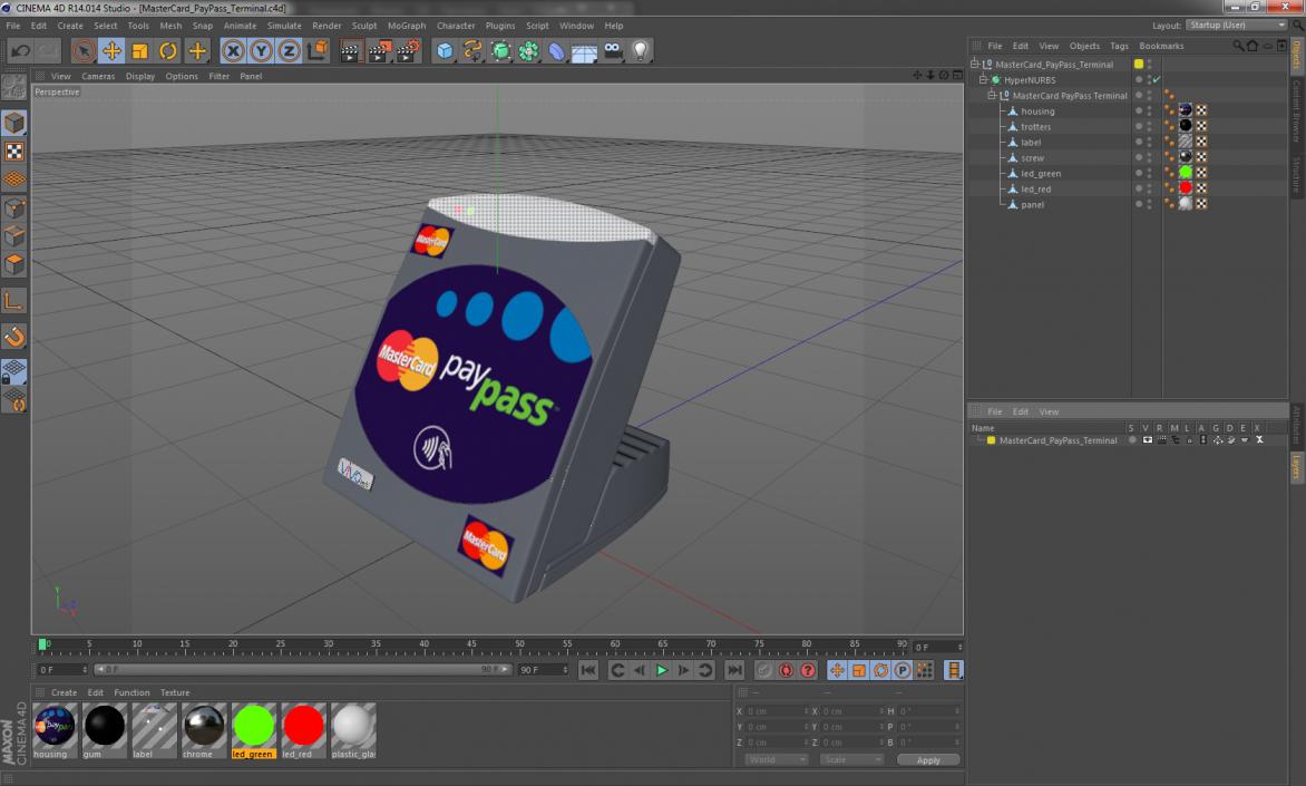 MasterCard PayPass Terminal 3D