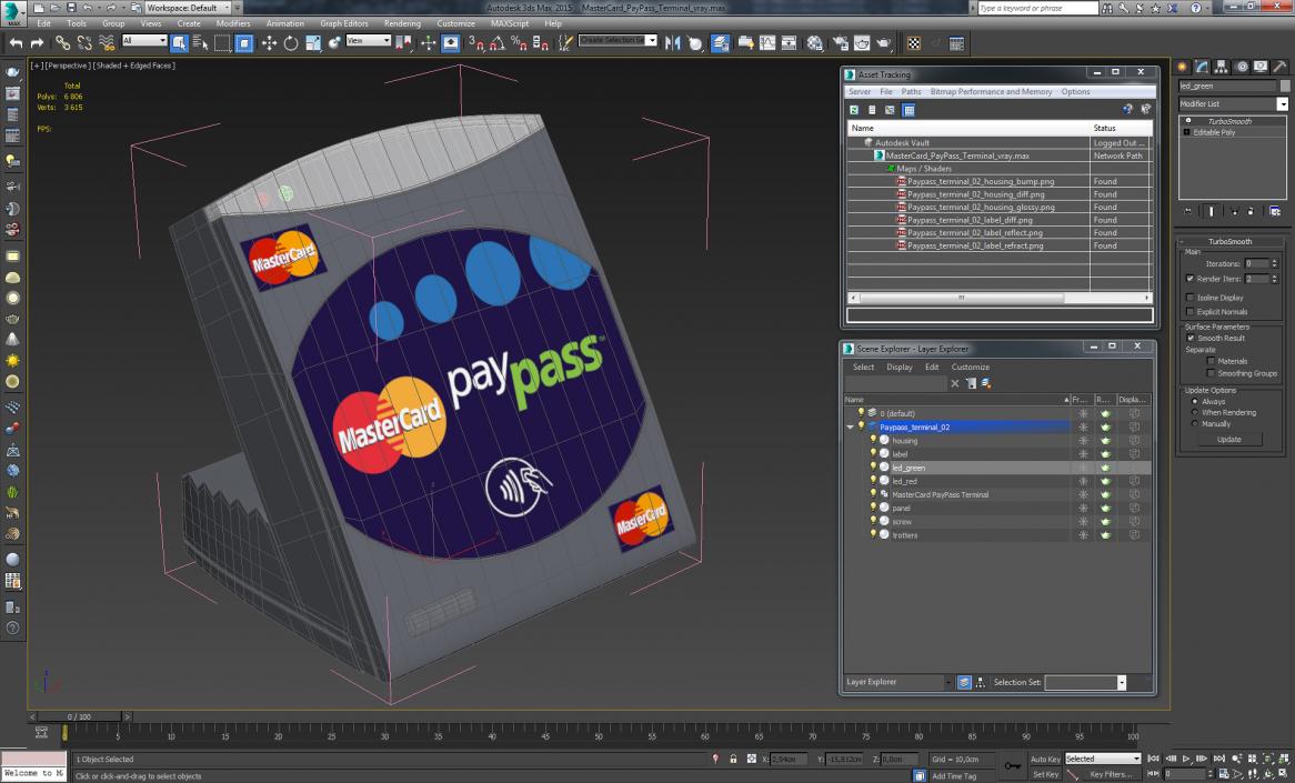 MasterCard PayPass Terminal 3D