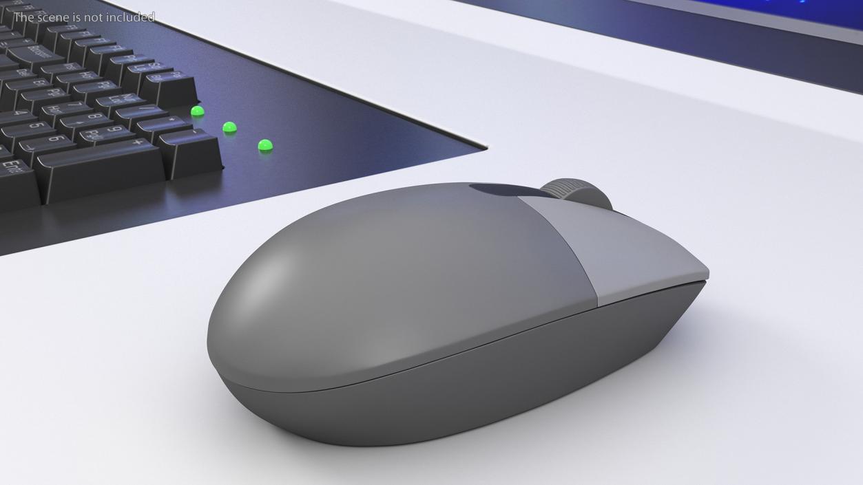 3D Simple Wireless Bluetooth Mouse