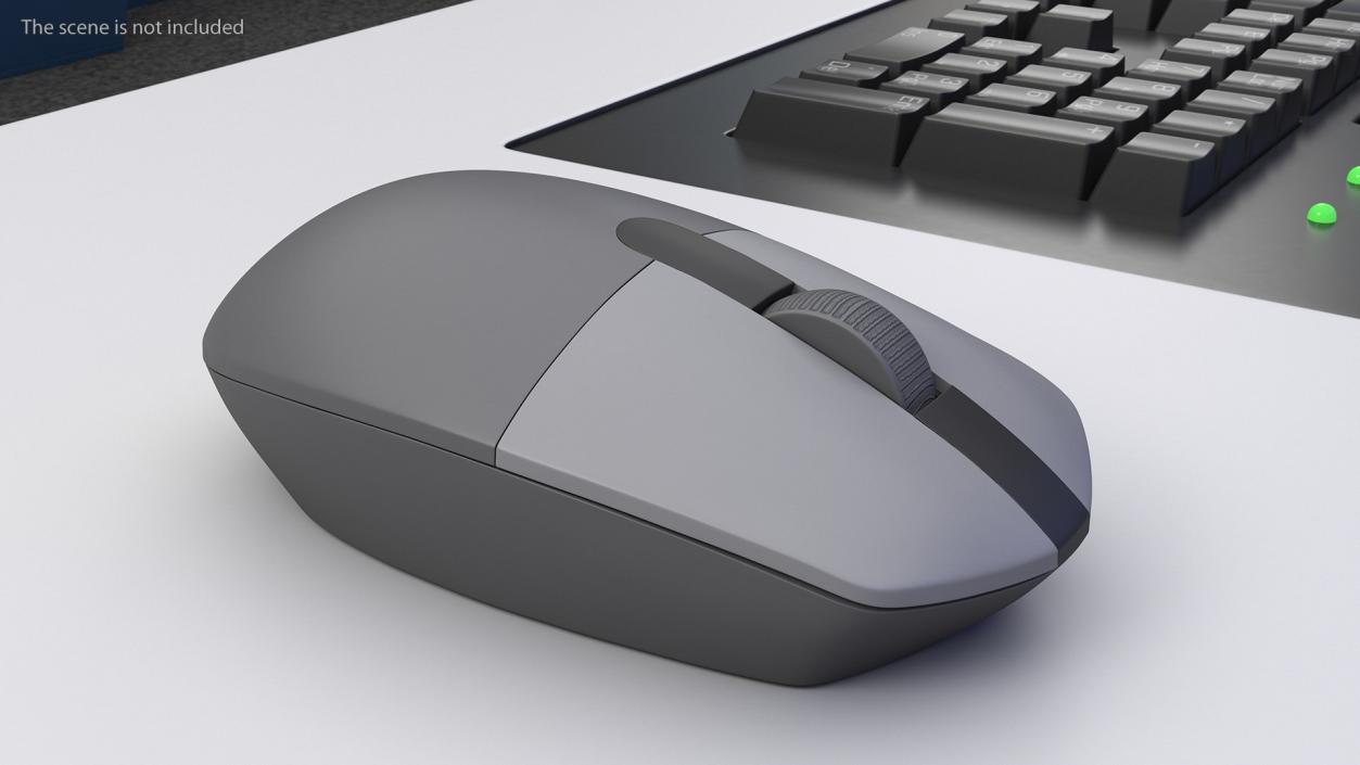 3D Simple Wireless Bluetooth Mouse