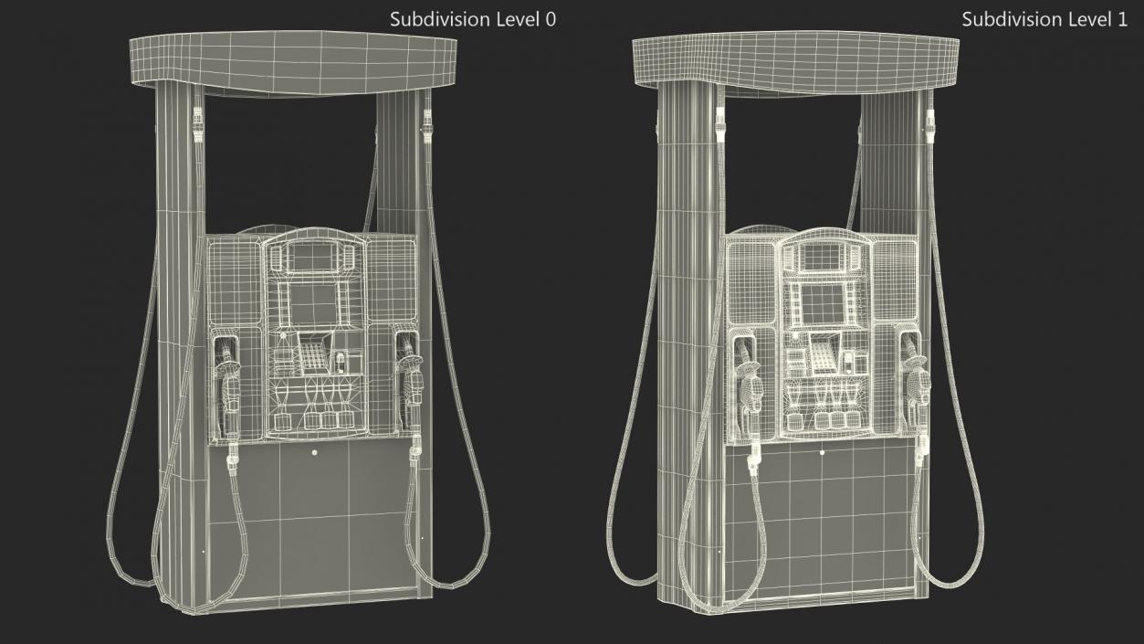 3D Gas Pump Green 3