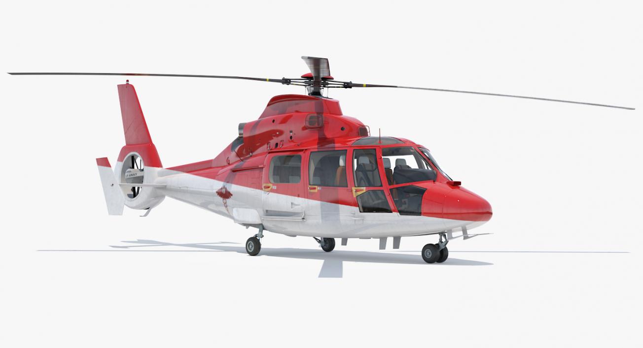 Helicopter Emergency Medical Eurocopter AS 365 N2 Dauphin 3D