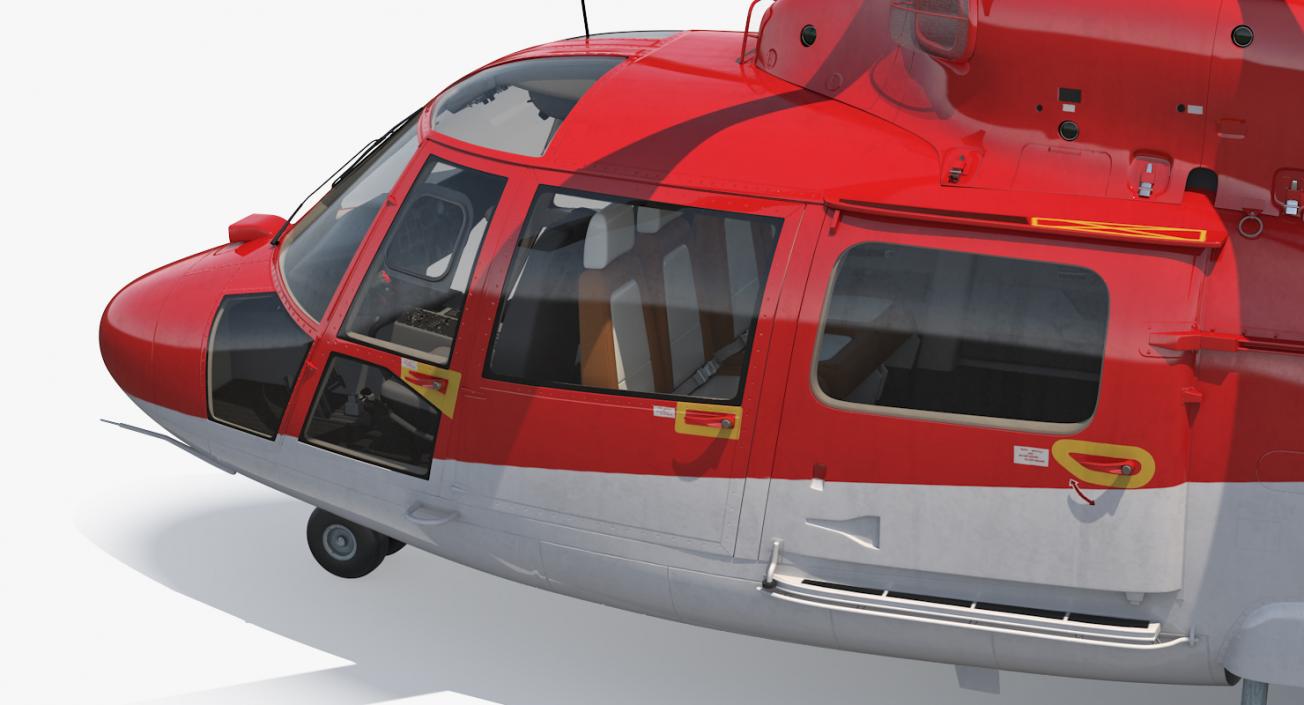 Helicopter Emergency Medical Eurocopter AS 365 N2 Dauphin 3D