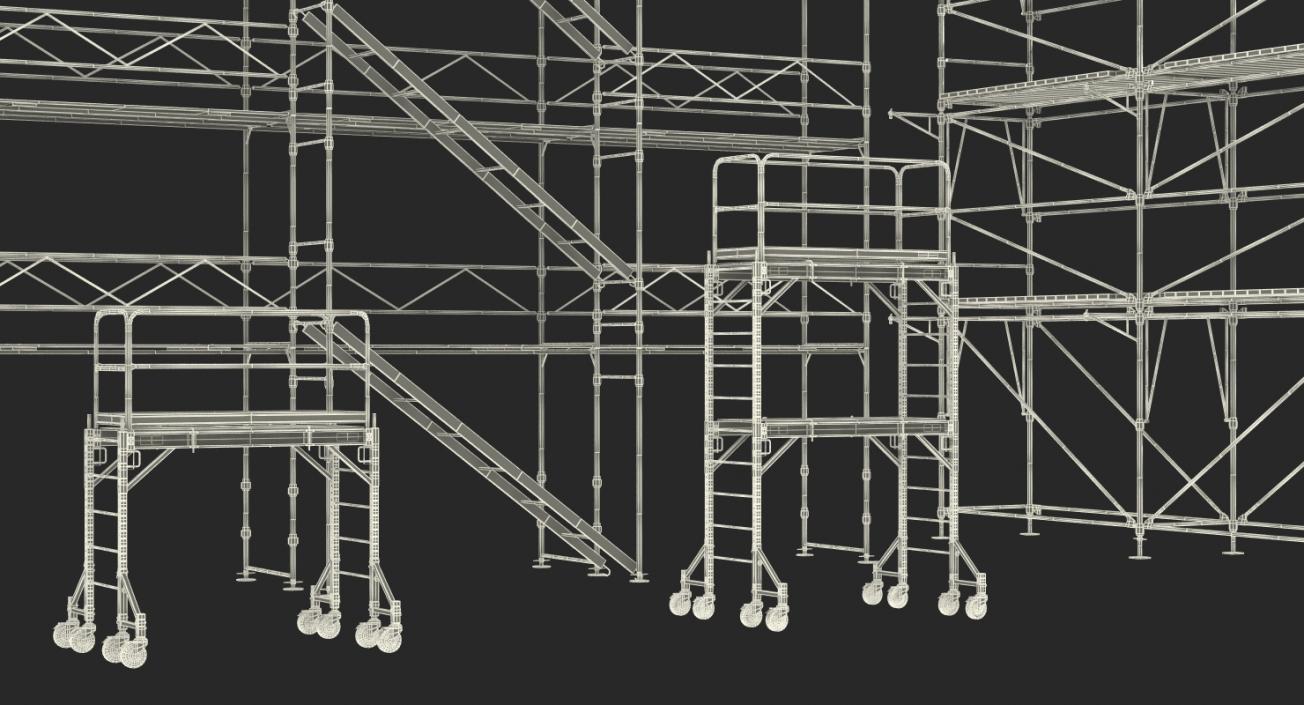 Scaffolding Collection 2 3D model