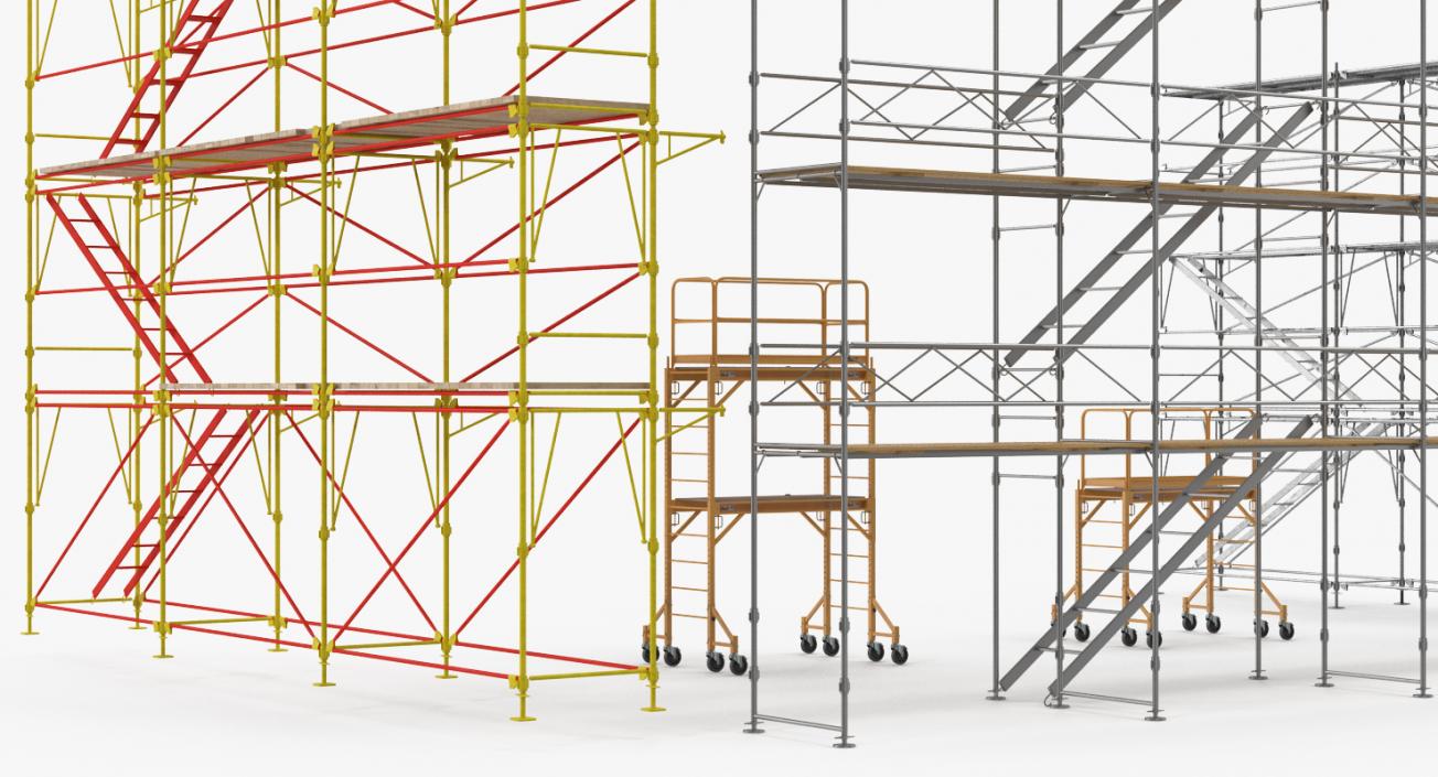 Scaffolding Collection 2 3D model