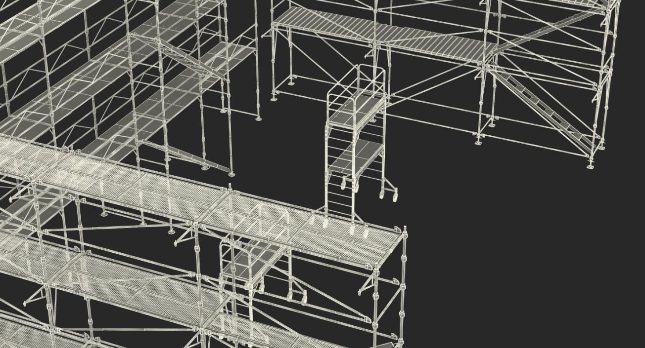 Scaffolding Collection 2 3D model