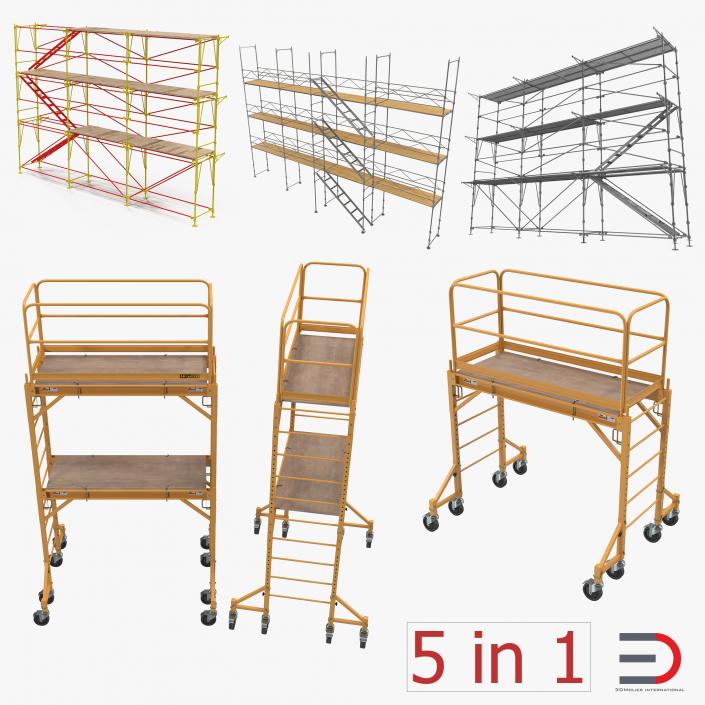 Scaffolding Collection 2 3D model