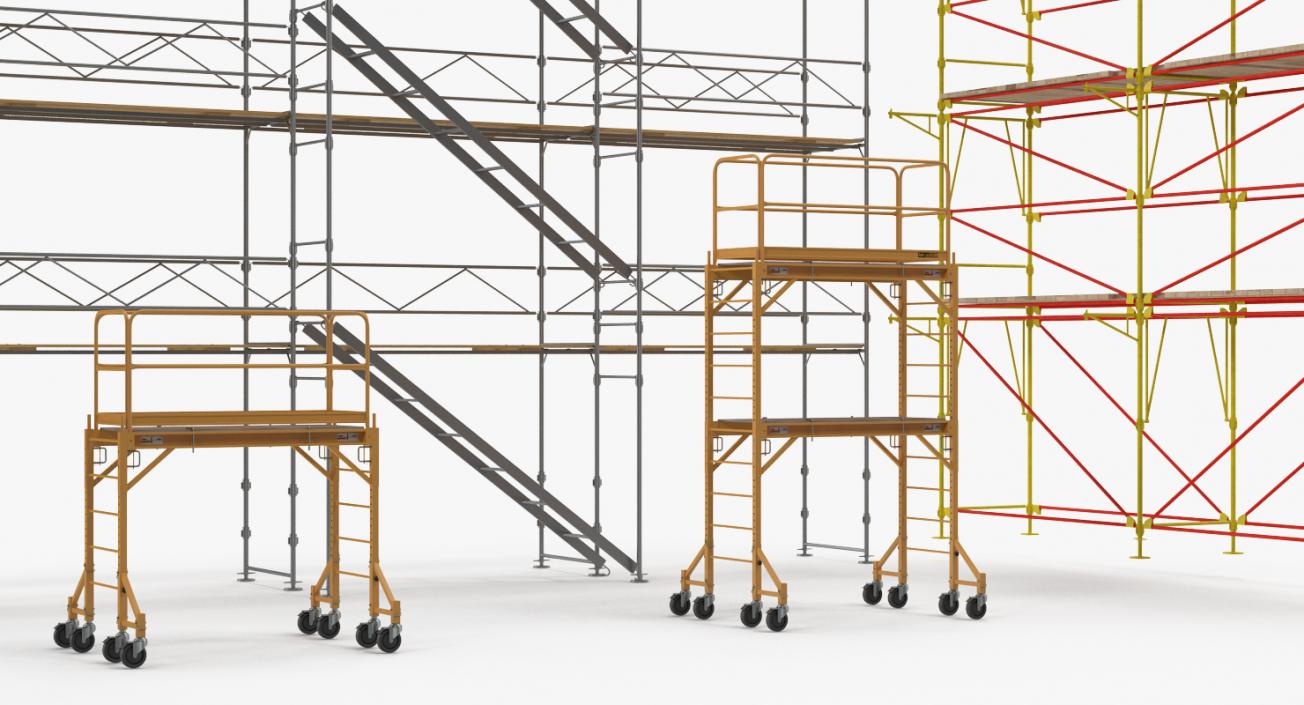 Scaffolding Collection 2 3D model