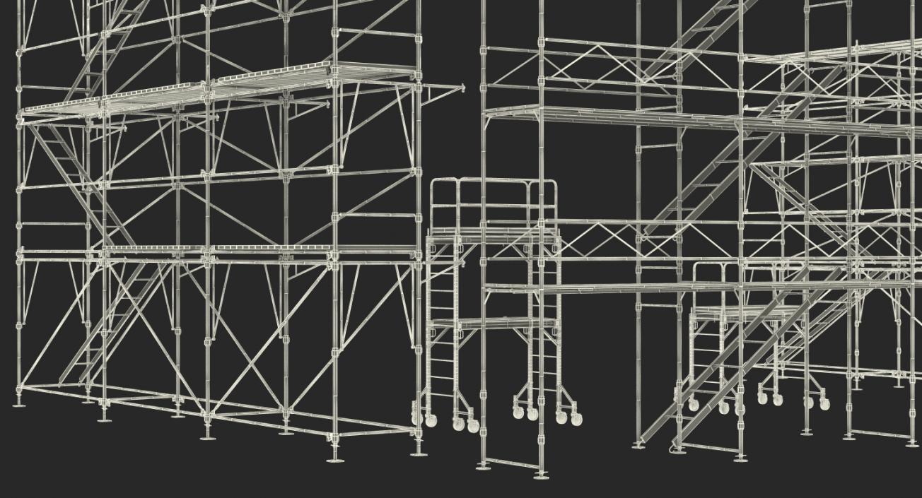 Scaffolding Collection 2 3D model