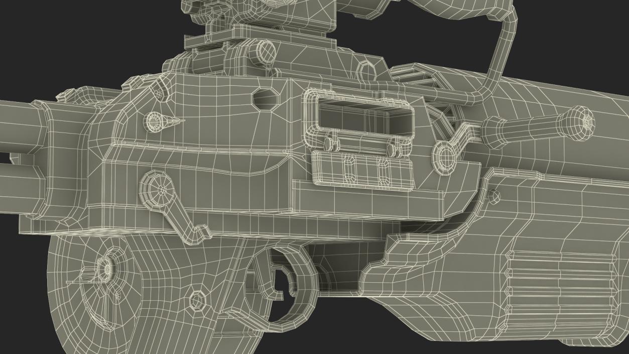 3D Fallout T 60 Rifle model