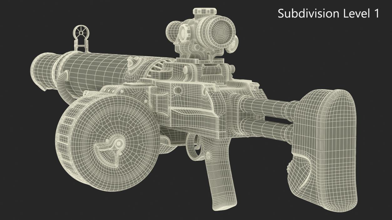 3D Fallout T 60 Rifle model