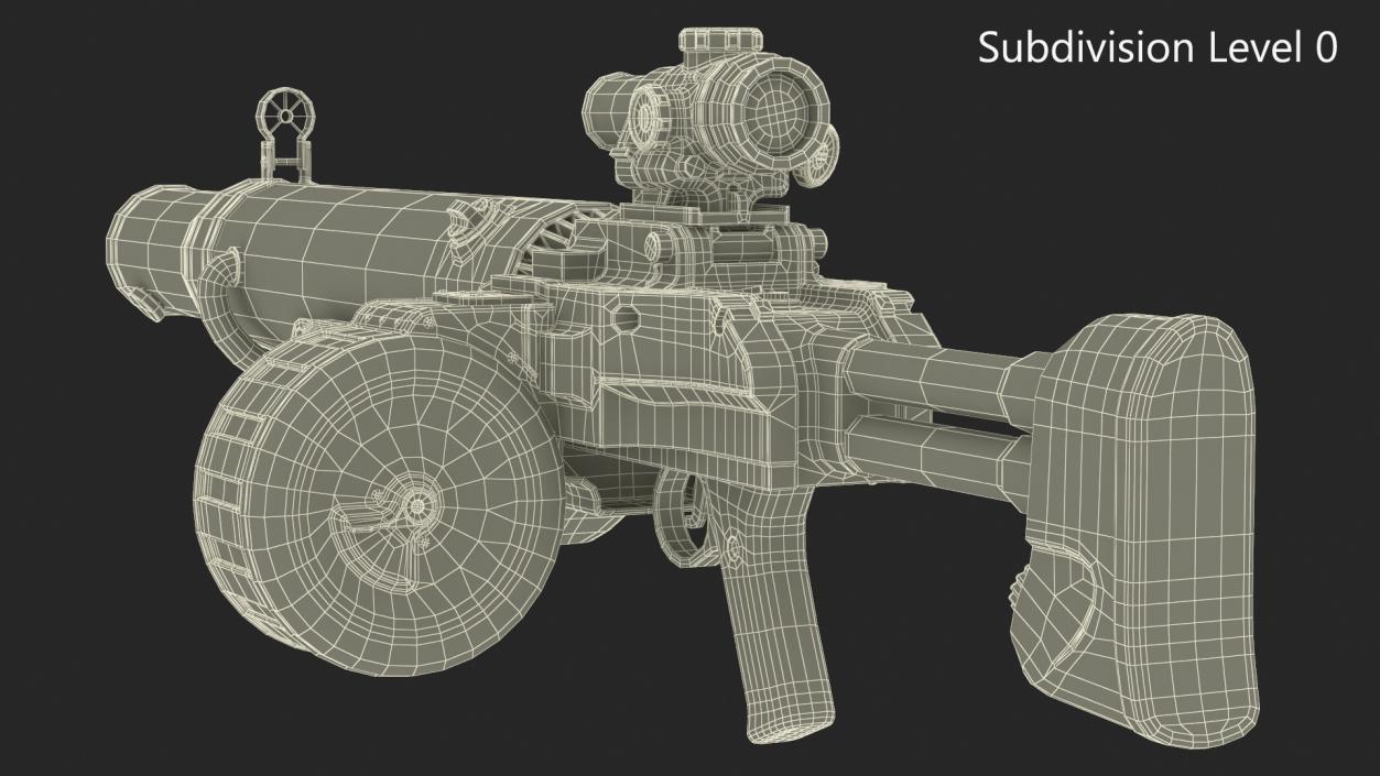 3D Fallout T 60 Rifle model