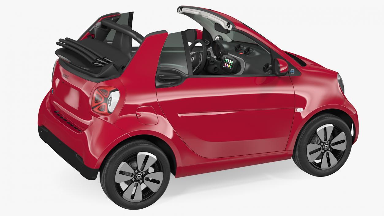 Smart EQ Cabrio Rigged 3D