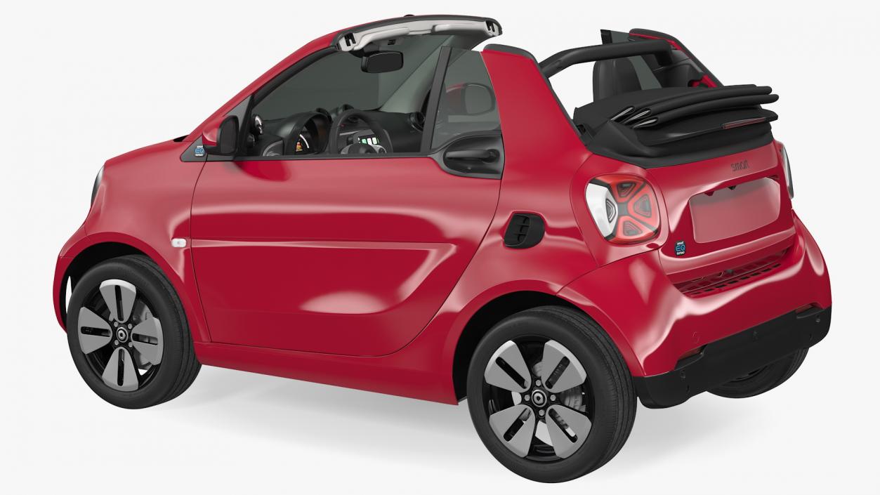 Smart EQ Cabrio Rigged 3D